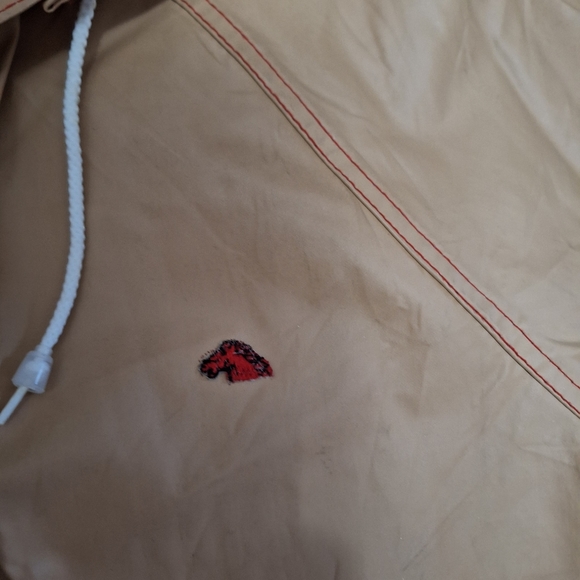 JORDACHE Rain Coat Woman size M Vintage 70's-80's Western Horse Logo - Picture 6 of 8